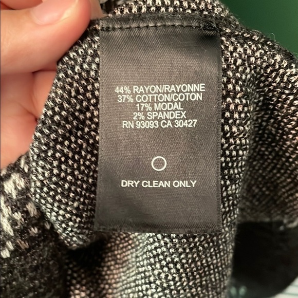 NIC+ZOE Tweed Black, Tan & White Patterned Sleevless Sweater Dress Womens XL - Picture 5 of 7